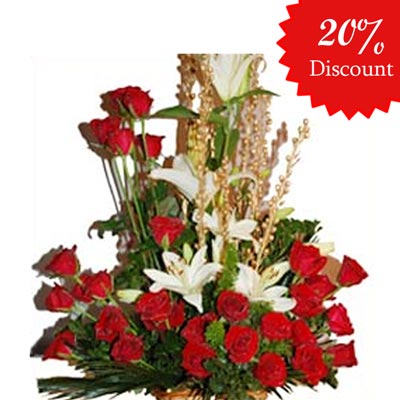 "Loving Wishes (Flower Basket) - Click here to View more details about this Product
